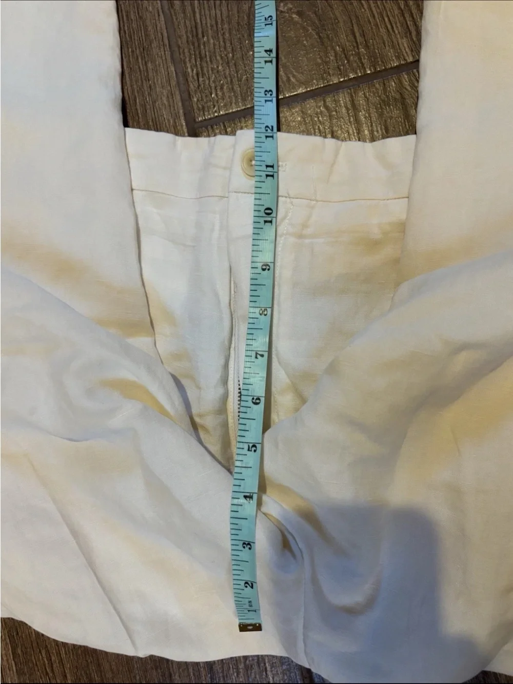 Polo Ralph Lauren Linen Silk Pants Mens 44x30 White Flat Front Resort